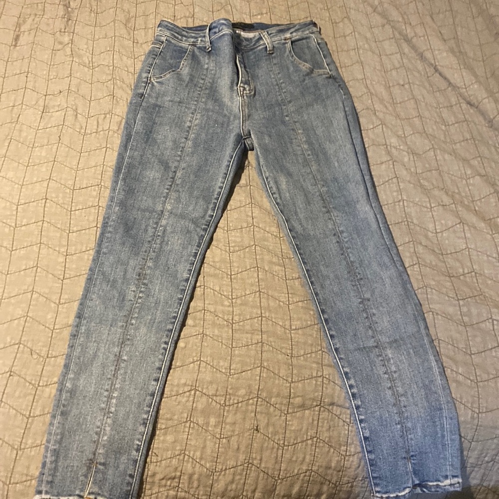Risen skinny jeans
